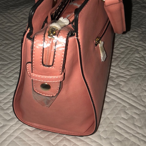 Isabelle Handbag Coral beautiful Satchel|crossbody - Picture 6 of 7
